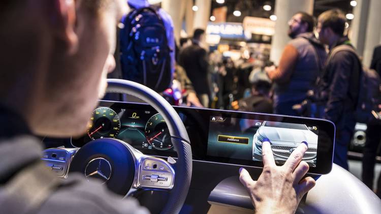 Mercedes-Benz auf der Consumer Electronics Show (CES, 2018) in Las Vegas