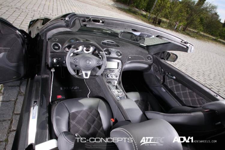 Mercedes SL convertido a SL 65 AMG Black Series por TC Concepts