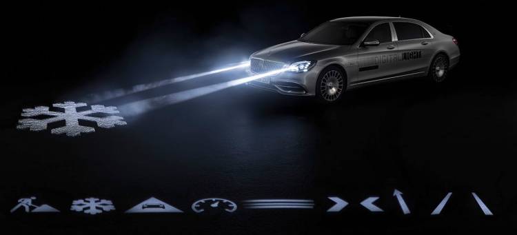 Weltpremiere in der Mercedes-Maybach S-Klasse: DIGITAL LIGHT: Das Licht der Zukunft kommt auf die Straße Weltpremiere in der Mercedes-Maybach S-Klasse: DIGITAL LIGHT: Das Licht der Zukunft kommt auf die Straße