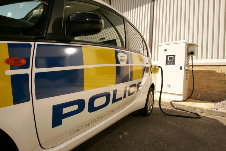Mitsubishi i-MiEV policial Mitsubishi i-MiEV policial
