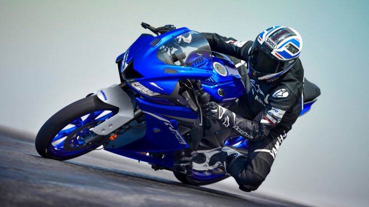 Moto 2021 Yamaha Yzf R125 Eu Icon Blue Action