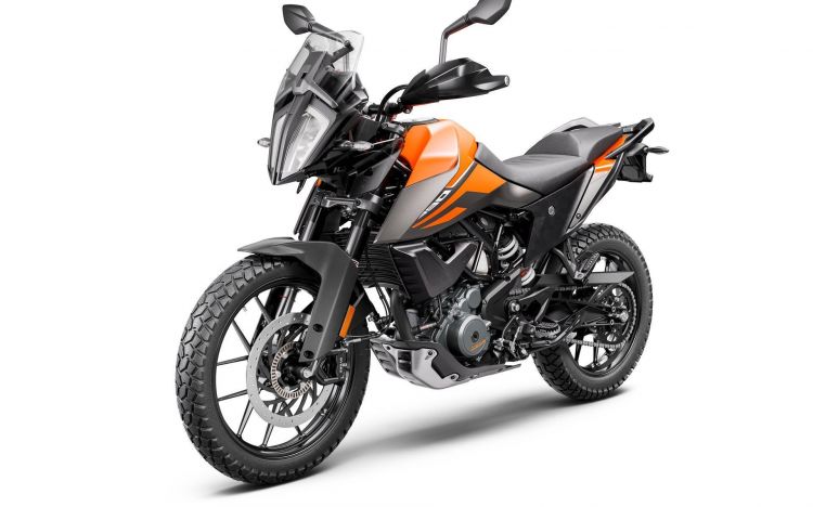 Motorcycle Ktm 390 Adventure My20 Front Left