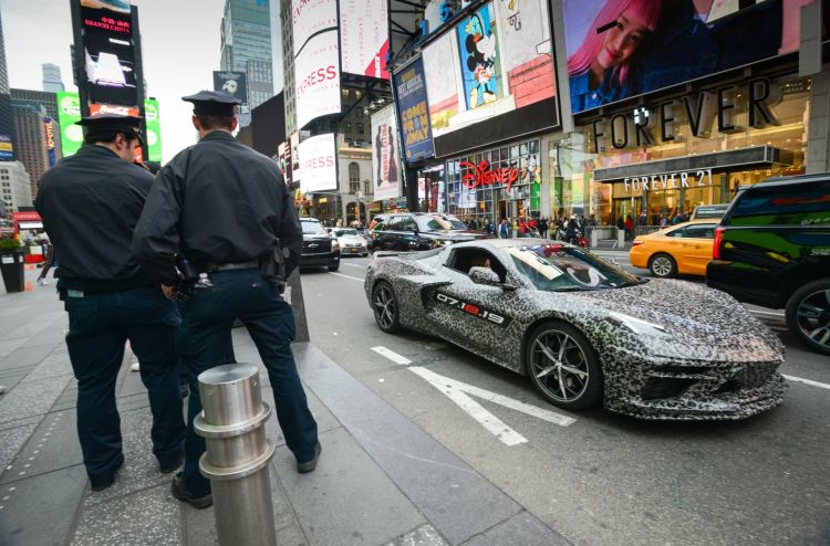 Camouflaged Next Gen Corvette Nyc Camouflaged Next Gen Corvette Nyc