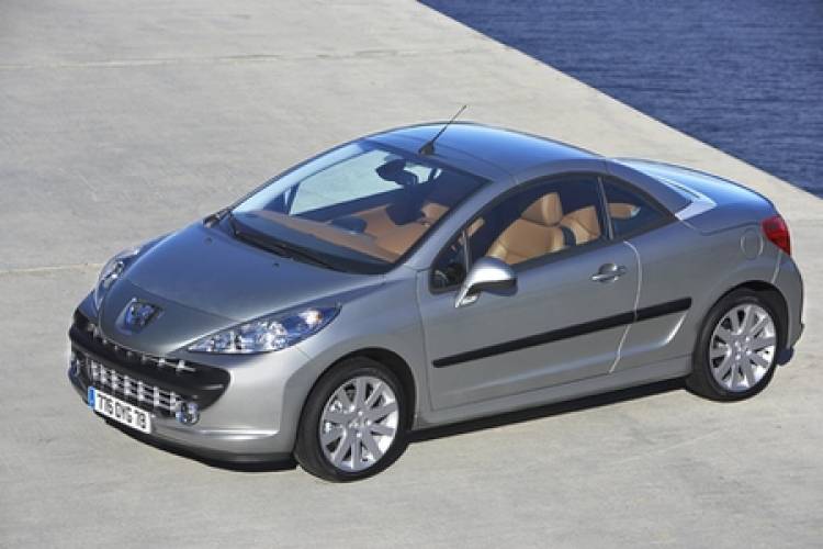 peugeot cc 207 azul electrico peugeot cc