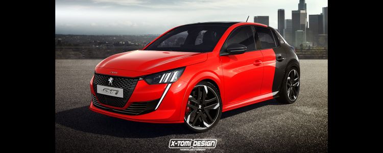  La idea de un nuevo Peugeot   GTI con este aspecto, sea o no un coche eléctrico, no nos puede gustar más