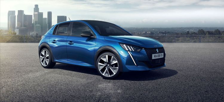 Peugeot E 208 2019 Azul Exterior 20 Peugeot E 208 2019 Azul Exterior 20