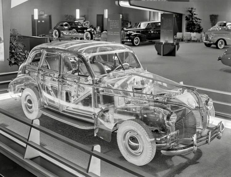 eb 2015 - 8x10 filmneg - 6-11-1940 - transparent Pontiac