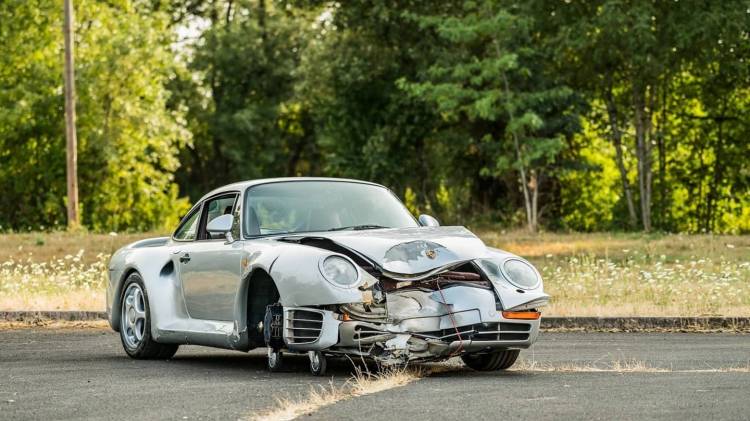 Porsche 959 Accidente Subasta 0818 001 Porsche 959 Accidente Subasta 0818 001