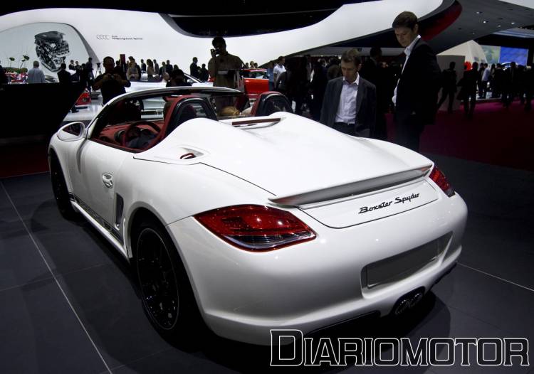 Porsche Boxster Spyder en el Salón de París Porsche Boxster Spyder en el Salón de París