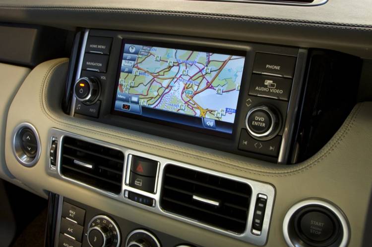 Pantalla táctil de doble visión para el Range Rover Pantalla táctil de doble visión para el Range Rover
