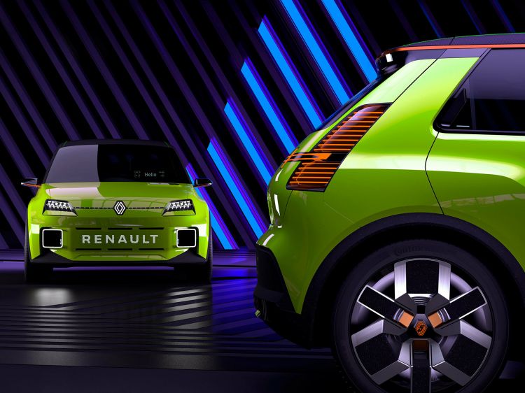 Renault 5 Verde Electrico