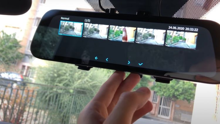 rear view mirror with camera