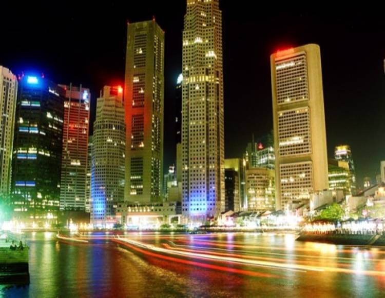 Singapur de noche Singapur de noche