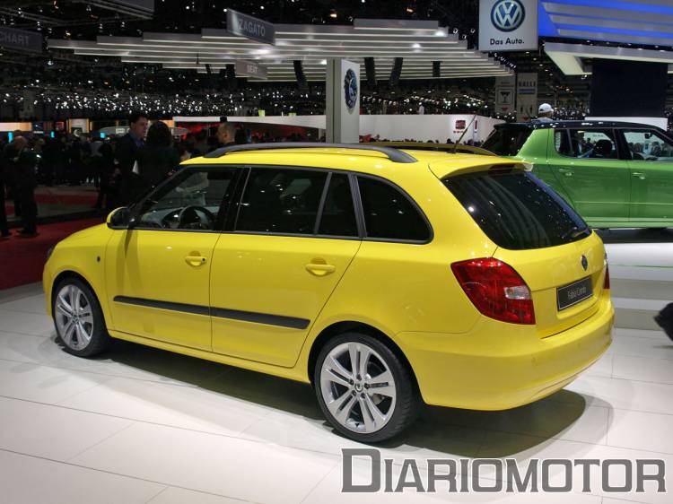 Skoda Fabia Combi en Ginebra 2010 Skoda Fabia Combi en Ginebra 2010