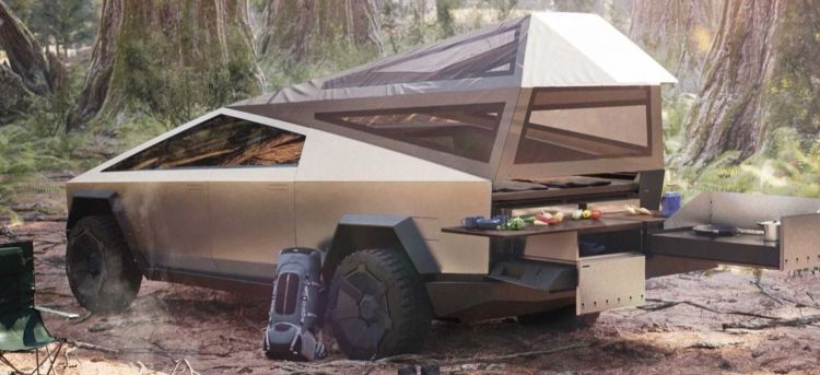 Tesla Cybertruck Camper Tesla Cybertruck Camper