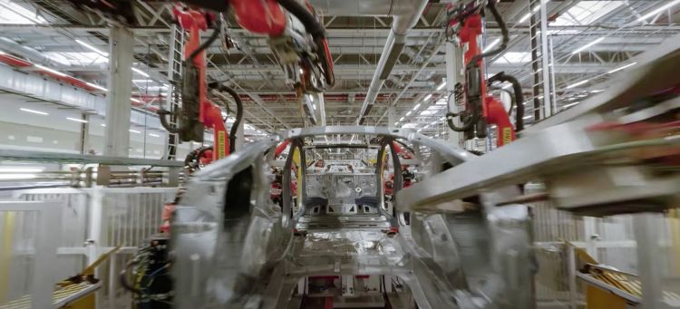 Tesla Giga Factory Drone Tesla Giga Factory Drone