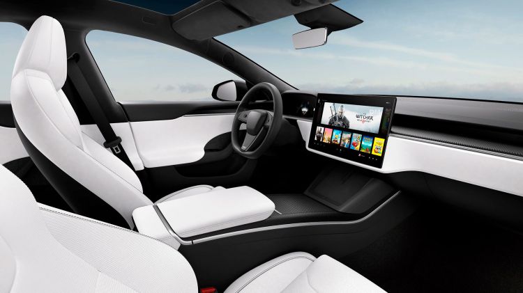 Tesla Model S 2021 Volante Circular 01 Tesla Model S 2021 Volante Circular 01