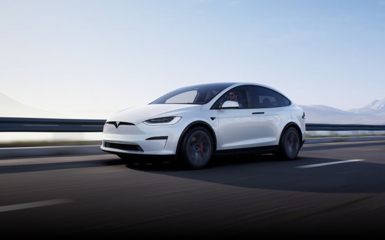 Tesla Model X White 2021