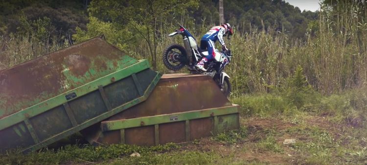 Toni Bou Africa Twin Trial Toni Bou Africa Twin Trial