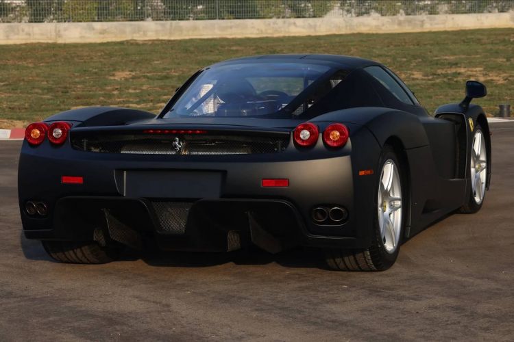 Unique Ferrari Enzo Matte Black Auction Sultan Brunei 02