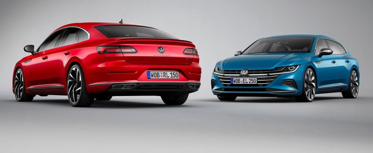 Volkswagen Arteon 2020 Rojo Azul 2