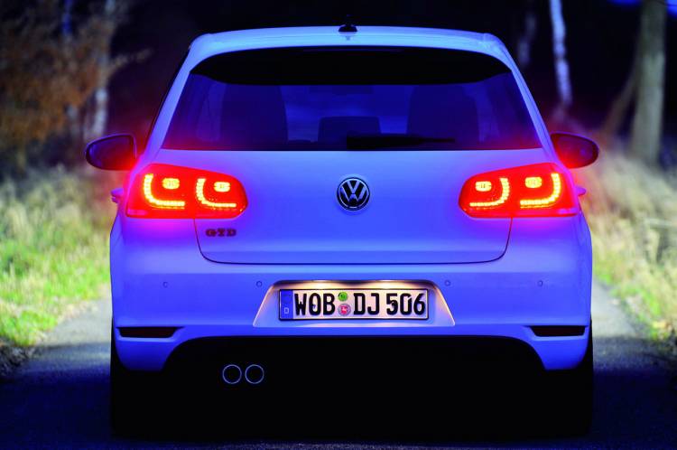 Volkswagen Golf GTD con luces LED traseras Volkswagen Golf GTD con luces LED traseras