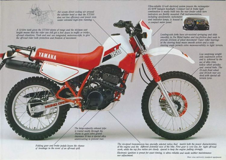 Yamaha Xt350 85 3 Yamaha Xt350 85 3