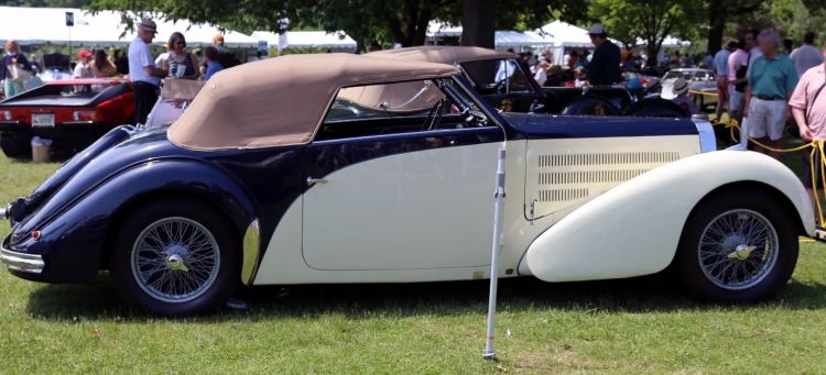 1938 Bugatti 57c Cabriolet Side View Resized