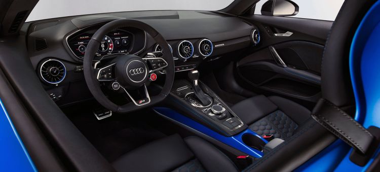 Audi Tt Rs 2019 Azul Interior 02
