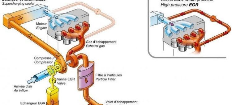 Consumo Elevado Coche Diesel Egr Esquema Diagrama