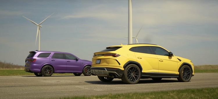 Dodge Durango Hellcat Vs Lamborghini Urus Video Carrera 2