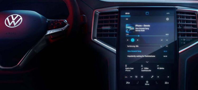 Interior Volkswagen Amarok 2022