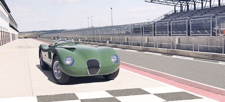 Jaguar C Type 2021 Le Mans 0121 020