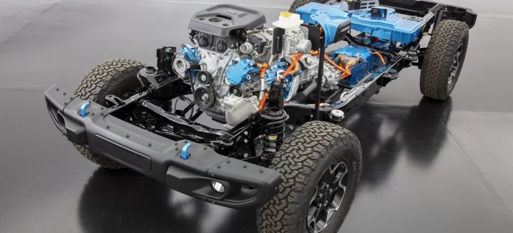 2021 Jeep Wrangler 4xe Chassis