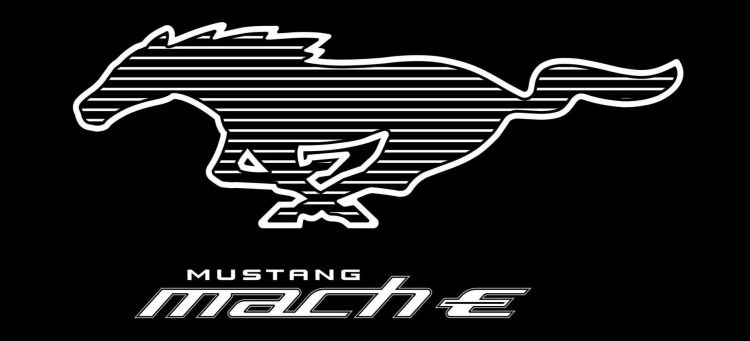 Logotipo Ford Mustang Mach E P