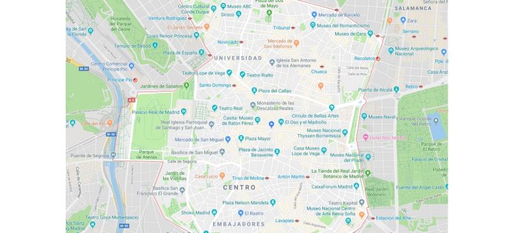 Madrid Central Mapa Dm
