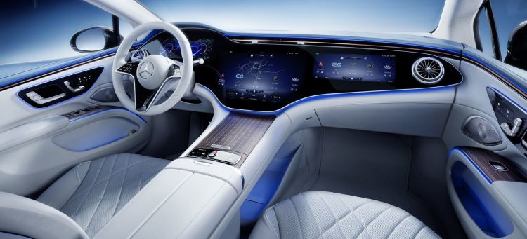 Mercedes Eq, Eqs, Interieur, Mbux Hyperscreen Mercedes Eq, Eqs, Interior, Mbux Hyperscreen