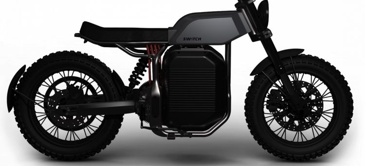 Moto Electrica Switch Escrambler Render