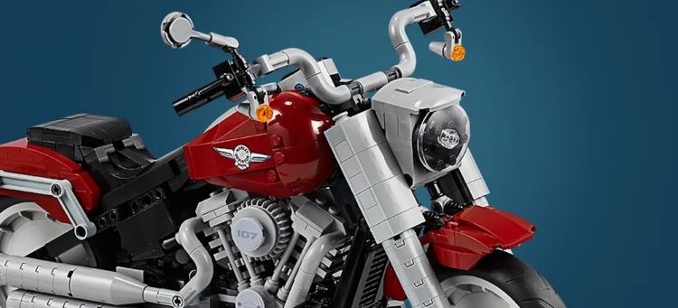 Moto Lego Harley Davidson Fatboy2