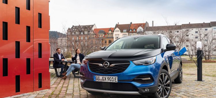 Opel Grandland X Hybrid4 2020 Azul 19