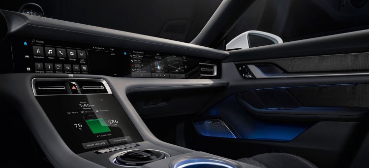 Porsche Taycan 2020 Interior 01