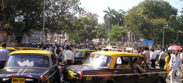 Semaforos Anti Ruido Bombay Ciudad India
