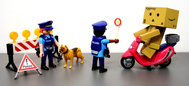 Significado Senales Ordenes Agente Control Policia Playmobil