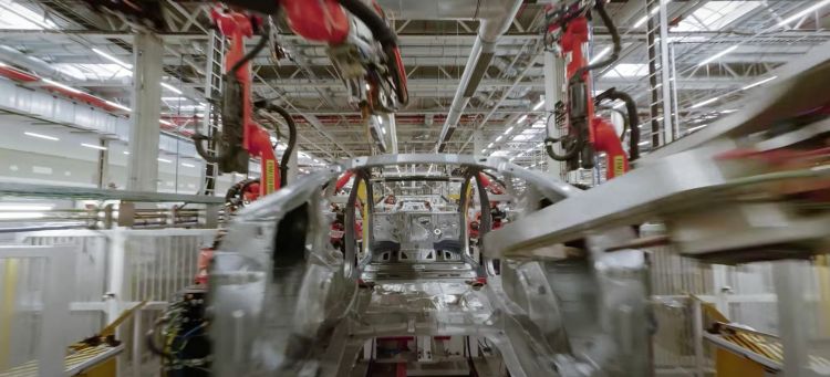 Tesla Giga Factory Drone