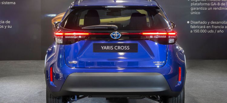 Toyota Yaris Cross 2021 Azul Trasera