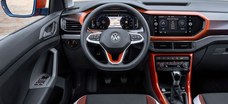 Volkswagen T Cross 2019 Naranja Prueba Exterior 20